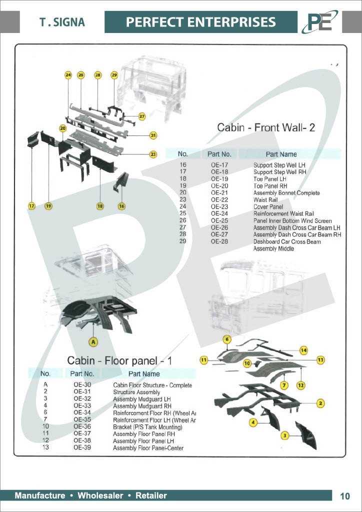 truck body parts diagram