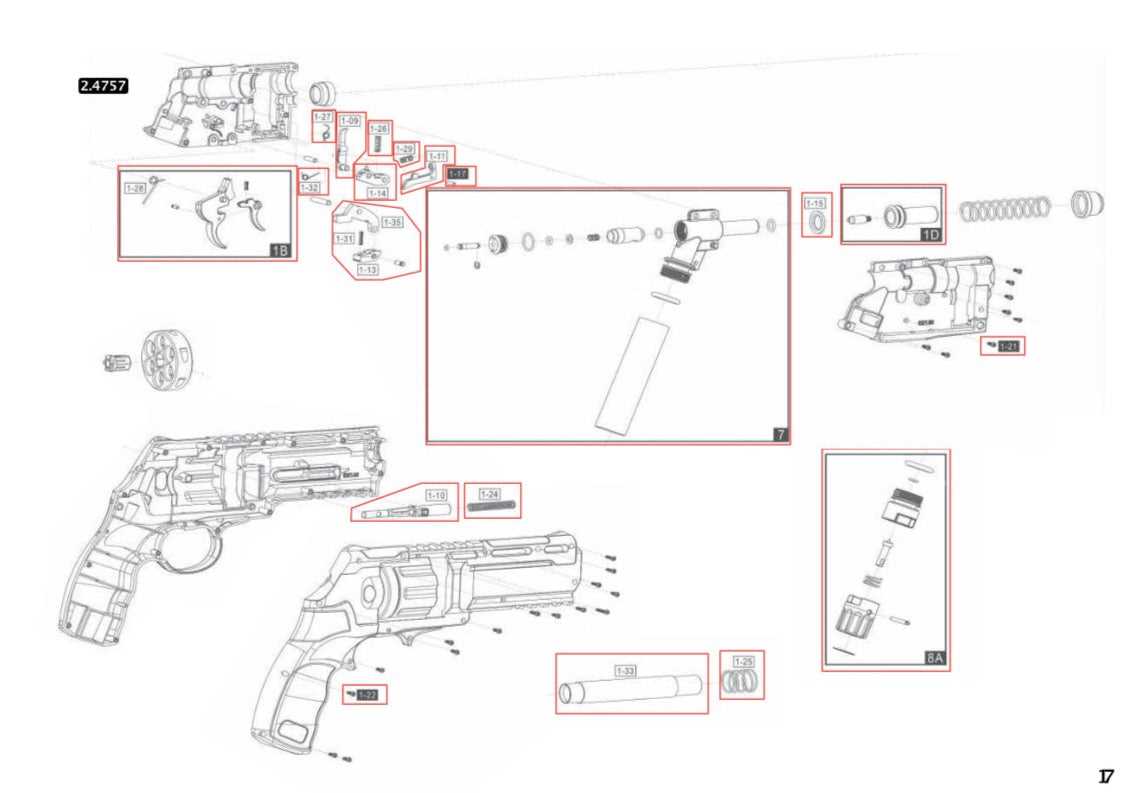 umarex steel strike parts diagram