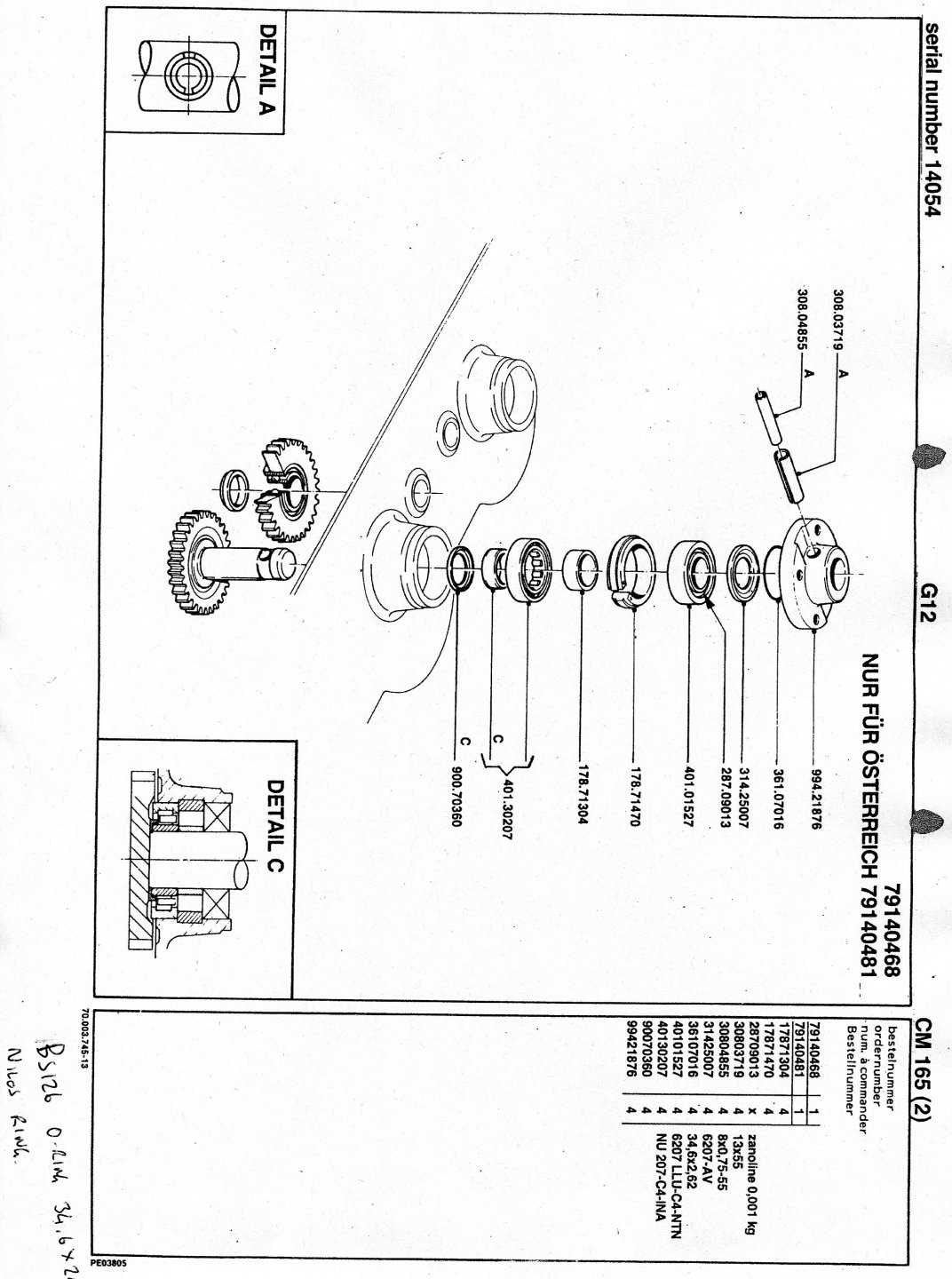 vicon cm2400 parts diagram