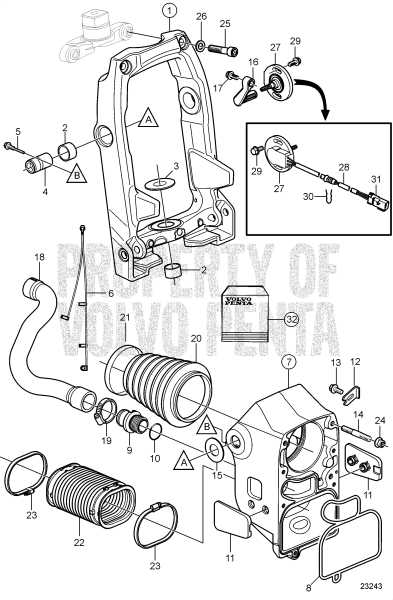 volvo penta dp outdrive parts diagram