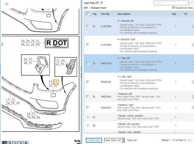 volvo xc90 parts diagram