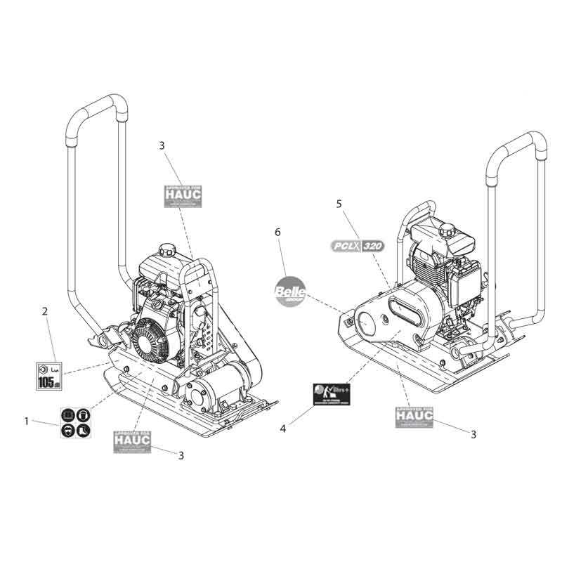 wacker plate compactor parts diagram