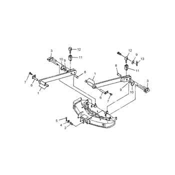 wheel horse mower deck parts diagram