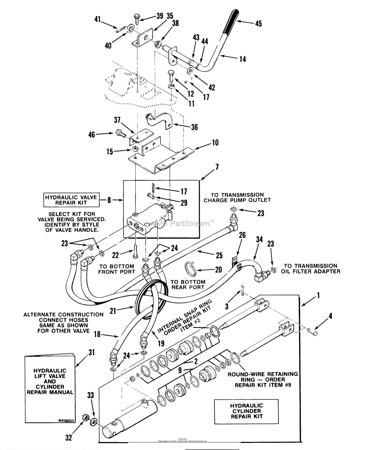 wheel horse tractor parts diagram