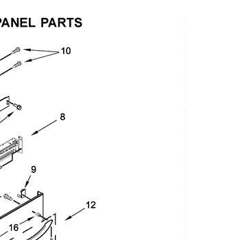 whirlpool dishwasher door parts diagram