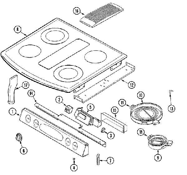 whirlpool stove parts diagram