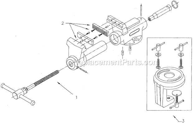 wilton vise parts diagram