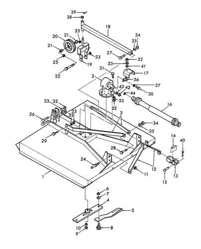 woods rotary cutter parts diagram