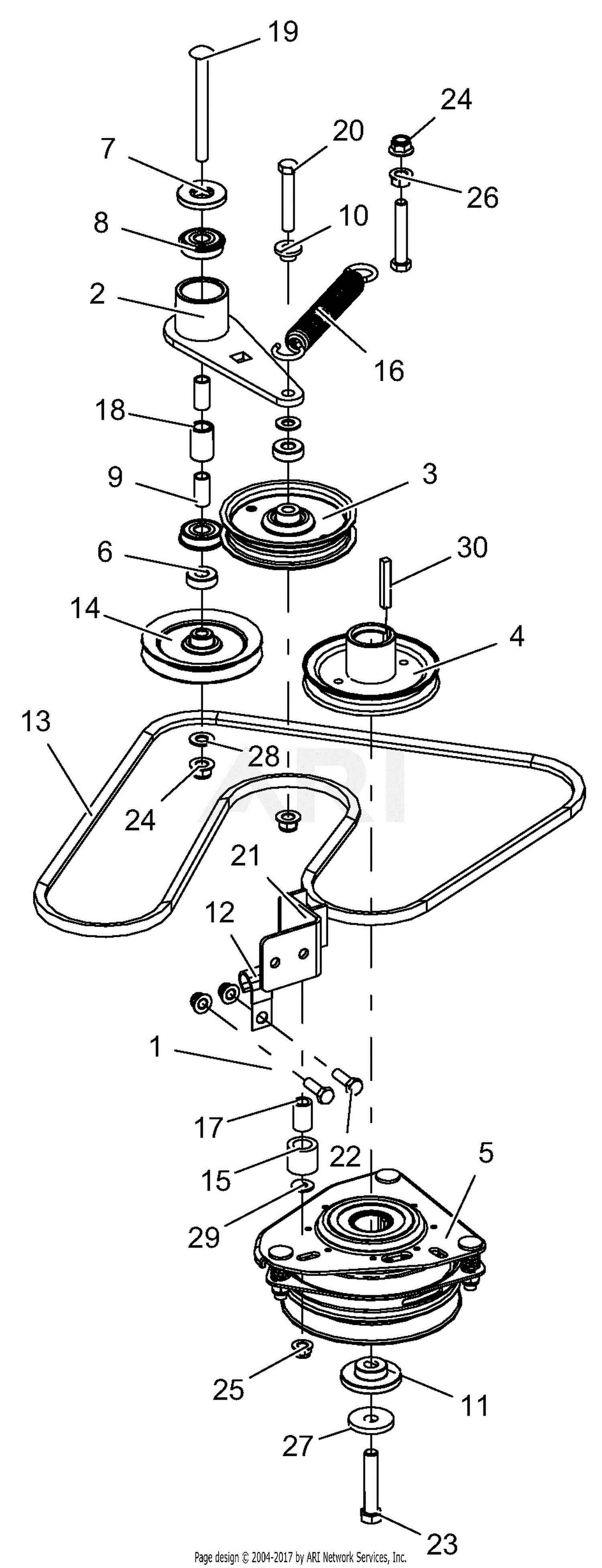 wright stander parts diagram