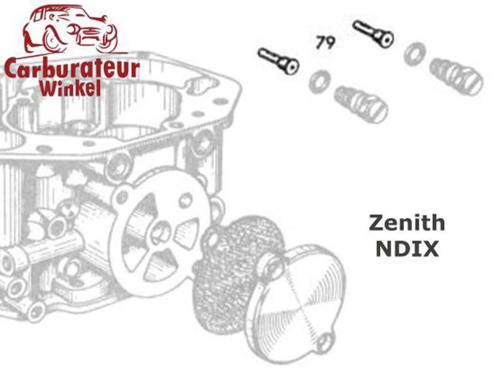 zenith carburetor parts diagram