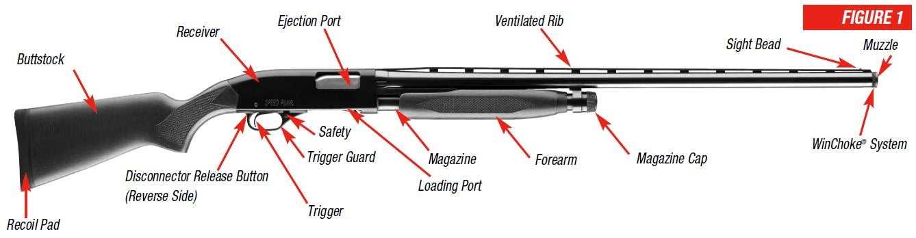 pump shotgun parts diagram