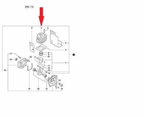 echo pb 770t parts diagram