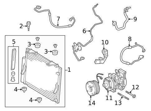 ac compressor parts diagram