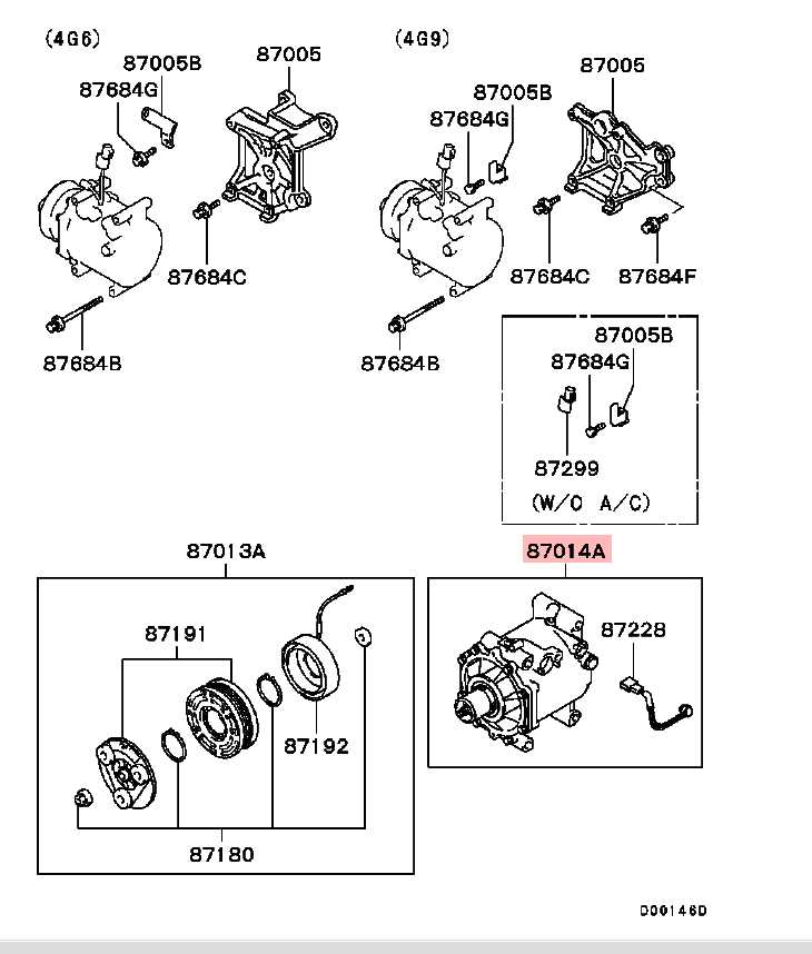 ac compressor parts diagram