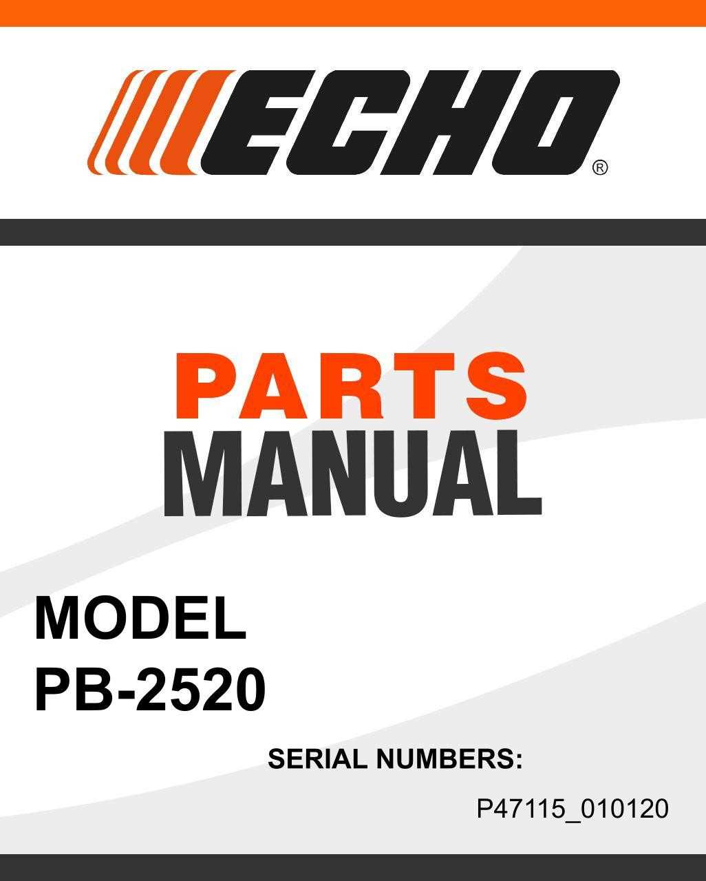 echo pb 2520 parts diagram