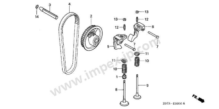 honda eu2000i generator parts diagram