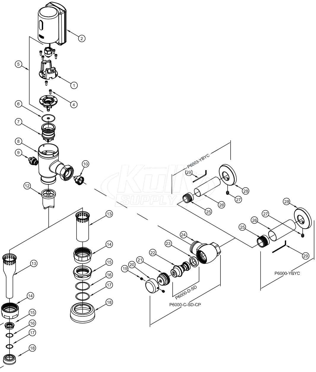 valve parts diagram