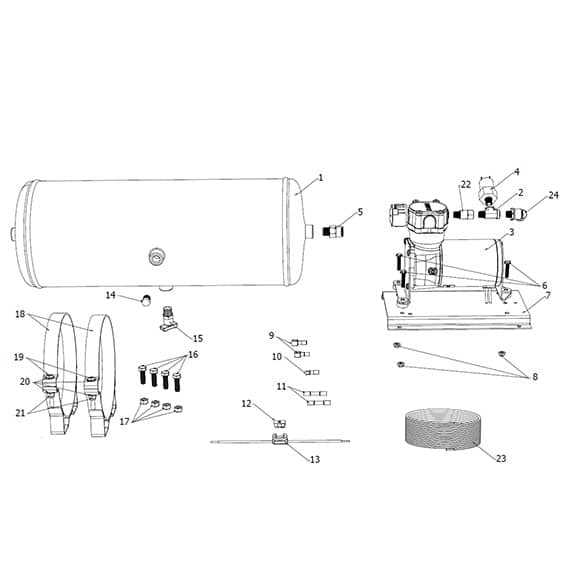 all pro heater parts diagram