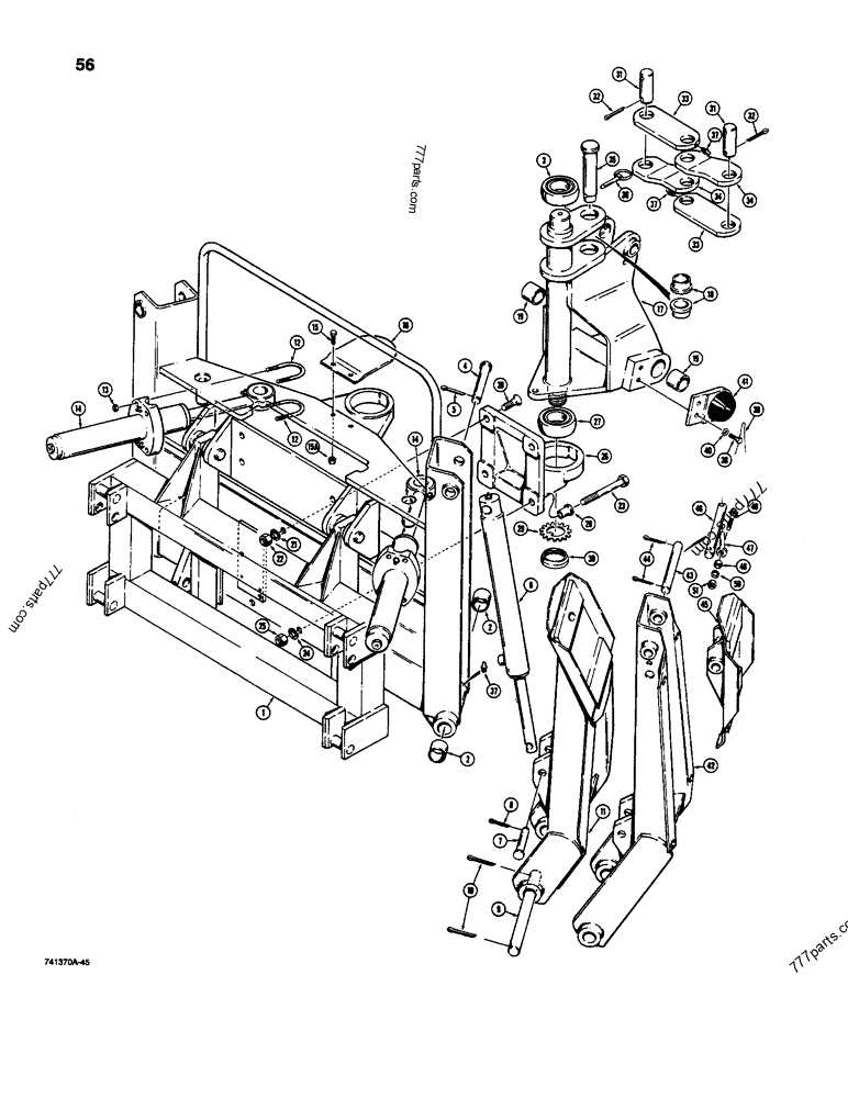 john deere d100 parts diagram