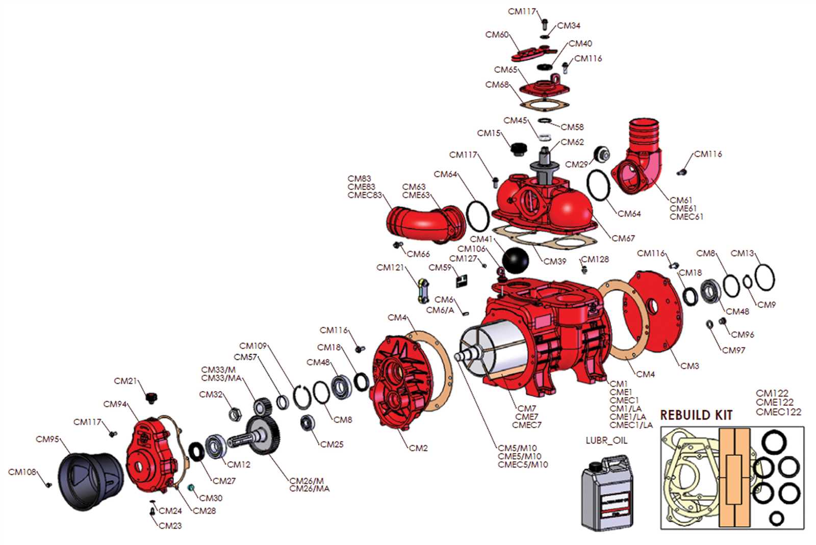 mec 9000 parts diagram