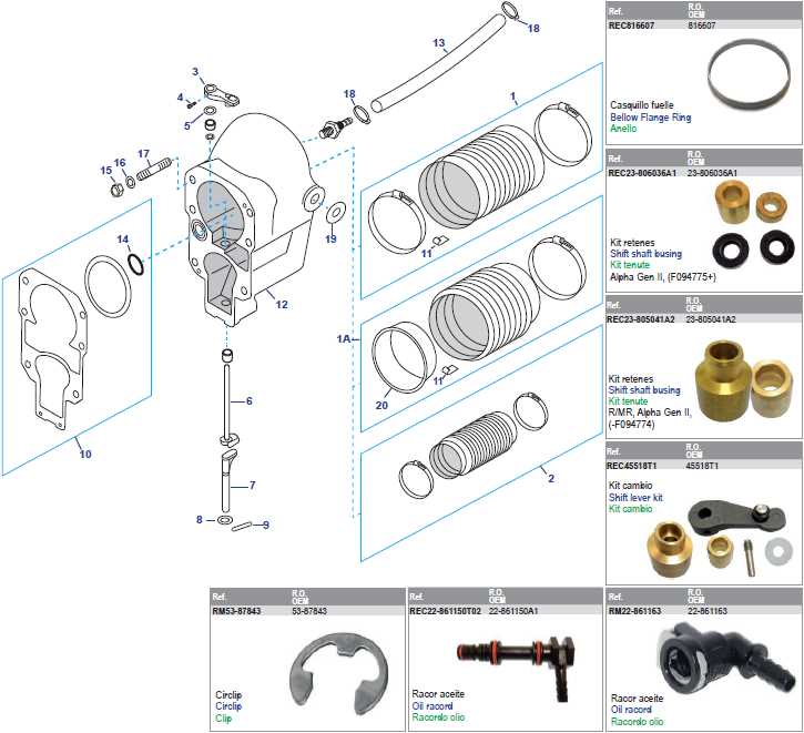 alpha one outdrive parts diagram