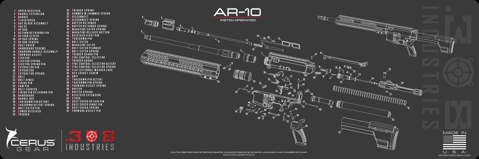 ar 10 parts diagram