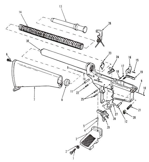 ar15 diagram parts