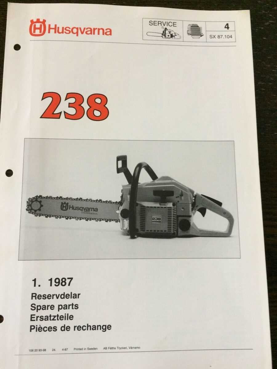 husqvarna 288xp parts diagram