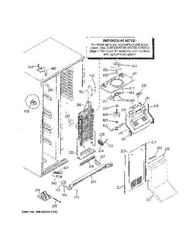 ge refrigerator ice maker parts diagram