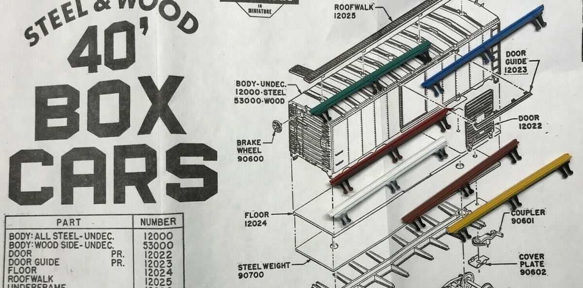 athearn parts diagrams