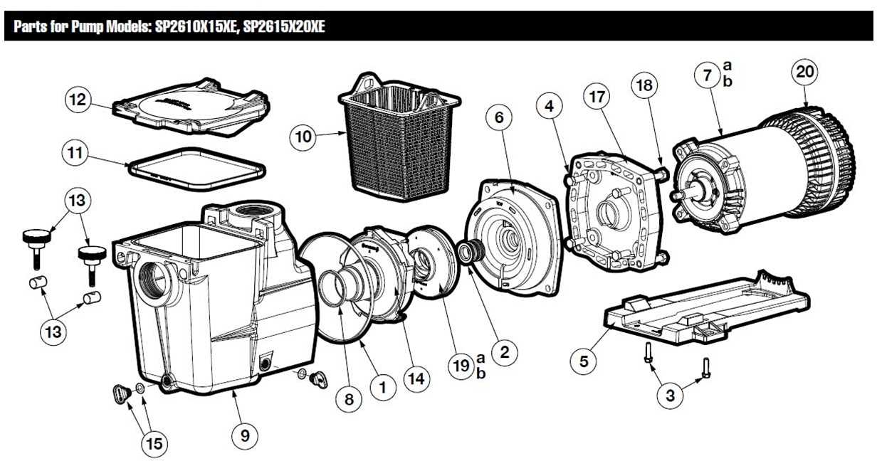 hayward northstar pump parts diagram