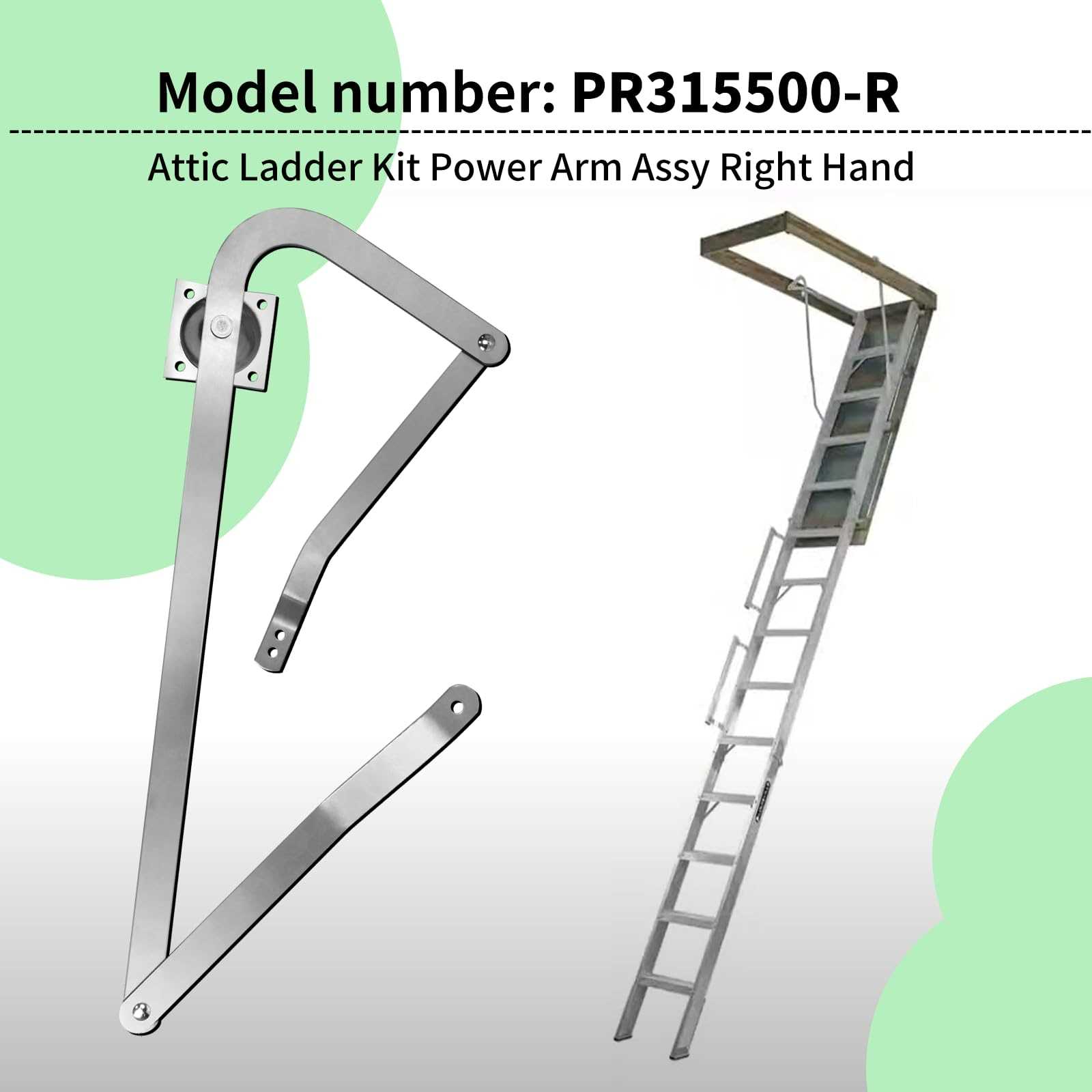 attic ladder parts diagram