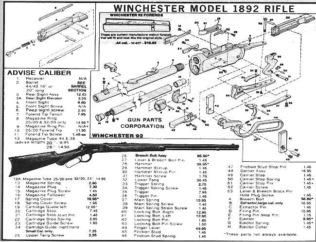 rossi 92 parts diagram