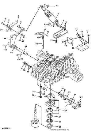 john deere lx255 parts diagram