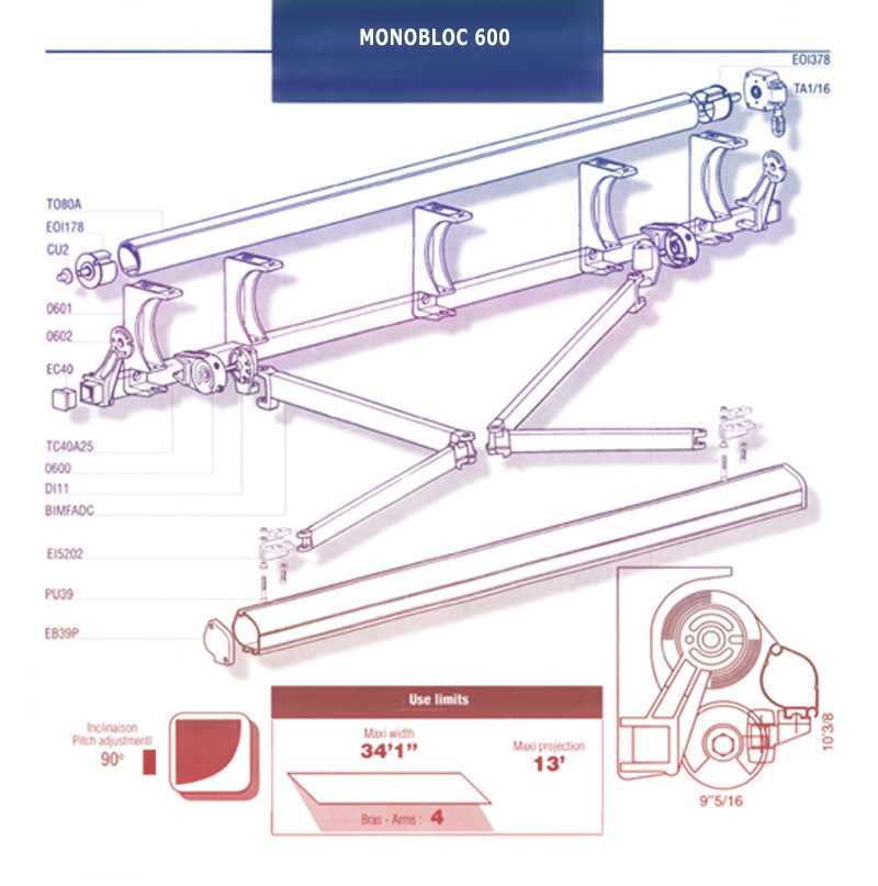 awning parts diagram