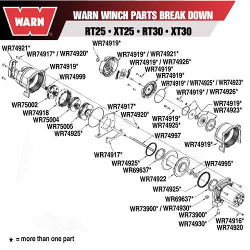 badlands winch parts diagram