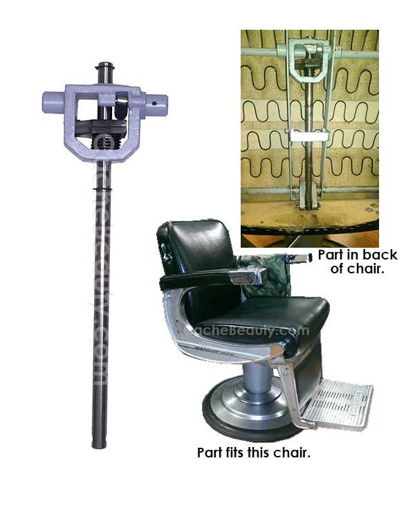 barber chair parts diagram