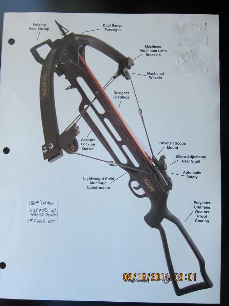 barnett crossbow parts diagram