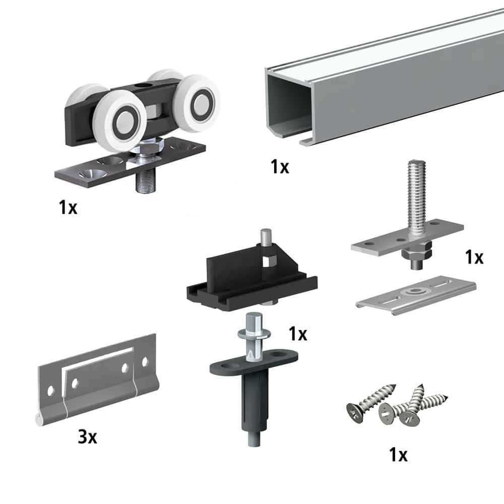 bi fold door parts diagram