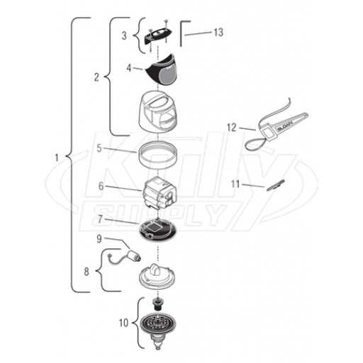 sloan parts diagram