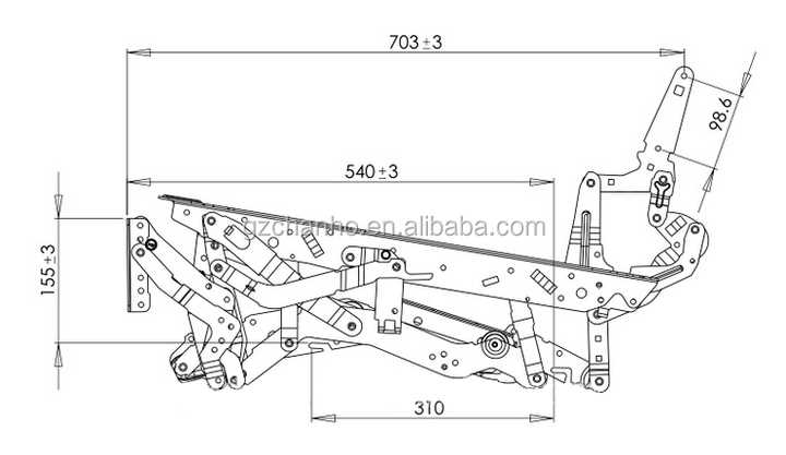 recliner chair parts diagram