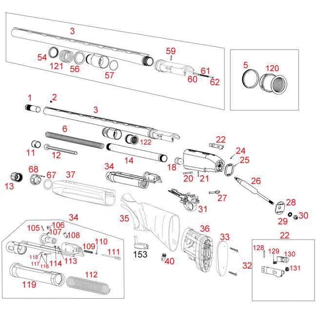 beretta a391 xtrema 2 parts diagram