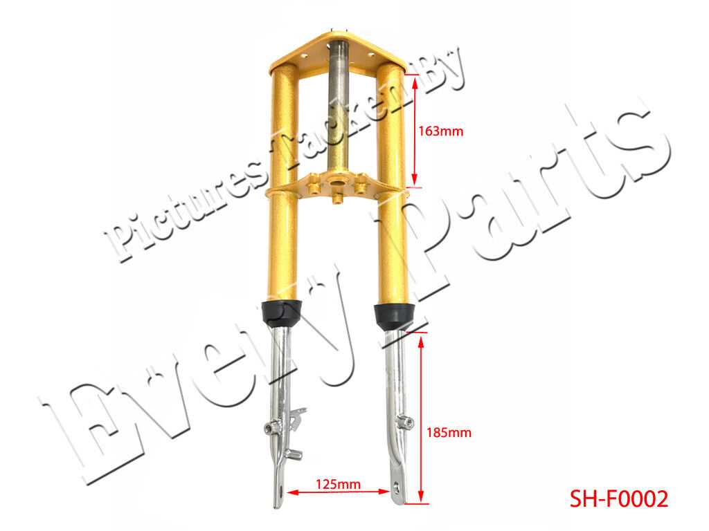 bike fork parts diagram