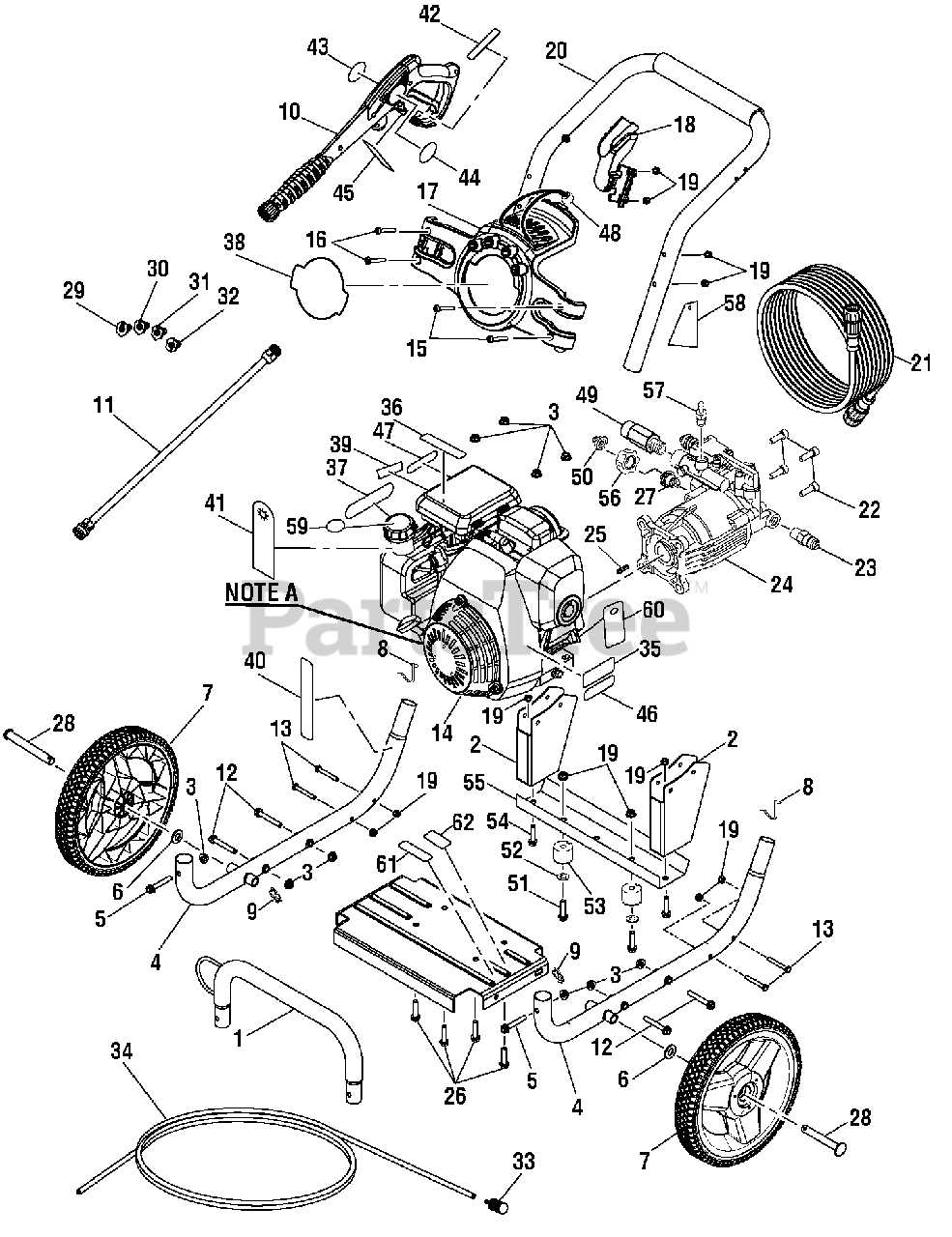 black max pressure washer parts diagram