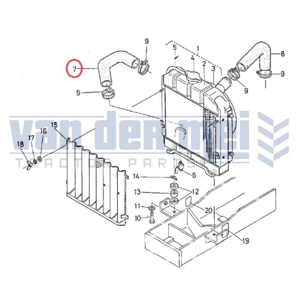 kubota b7100 parts diagram