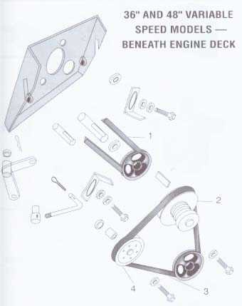 bobcat mower parts diagram