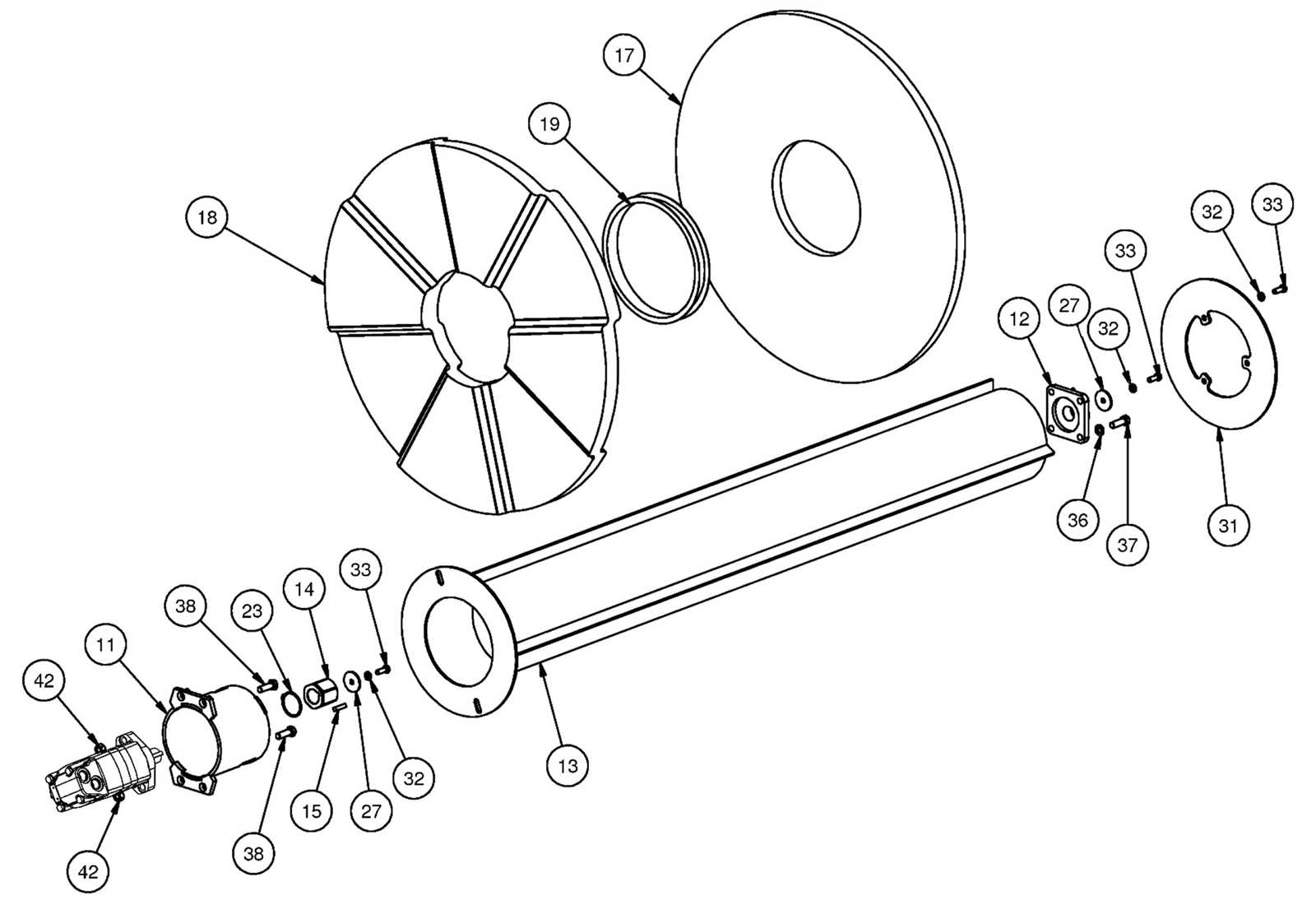 bobcat sweeper parts diagram