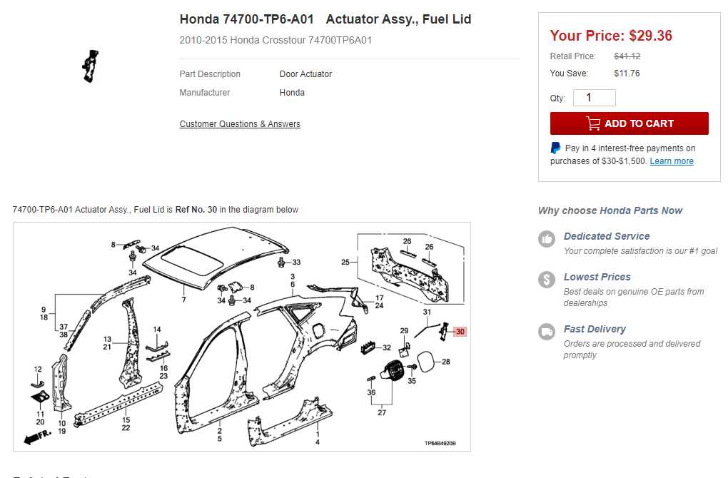 body part honda accord parts diagram