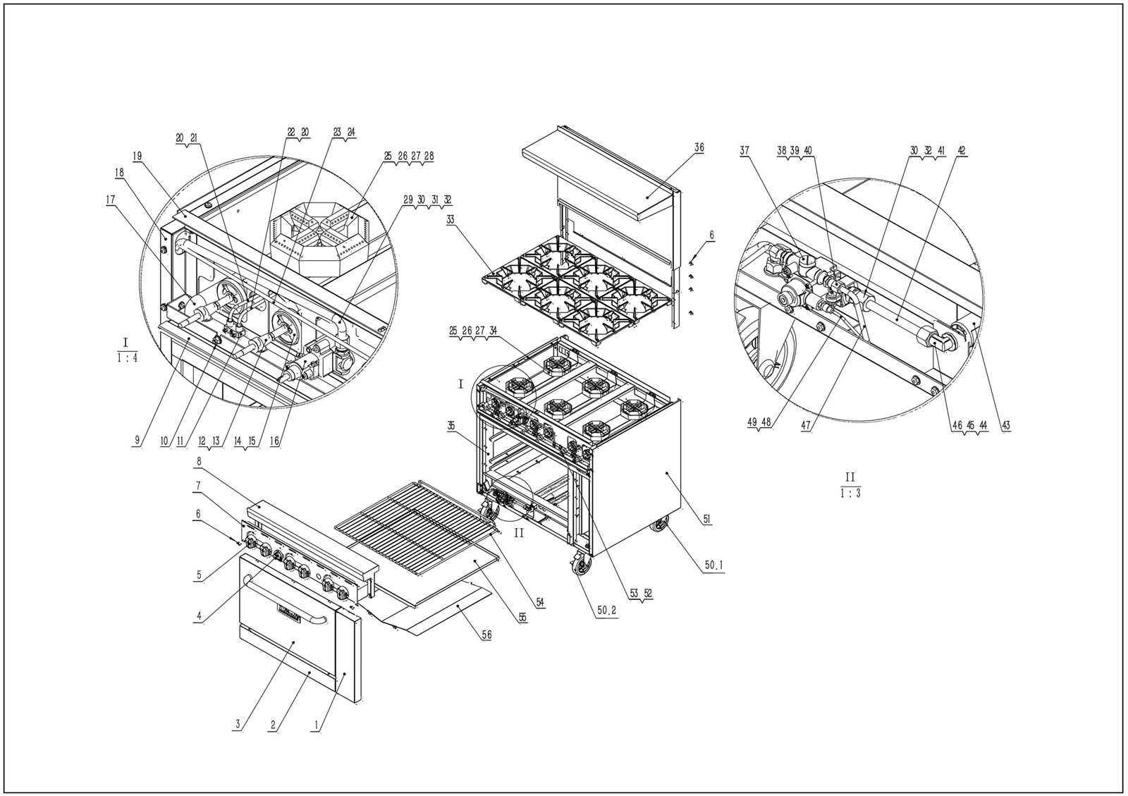 whirlpool gas stove parts diagram