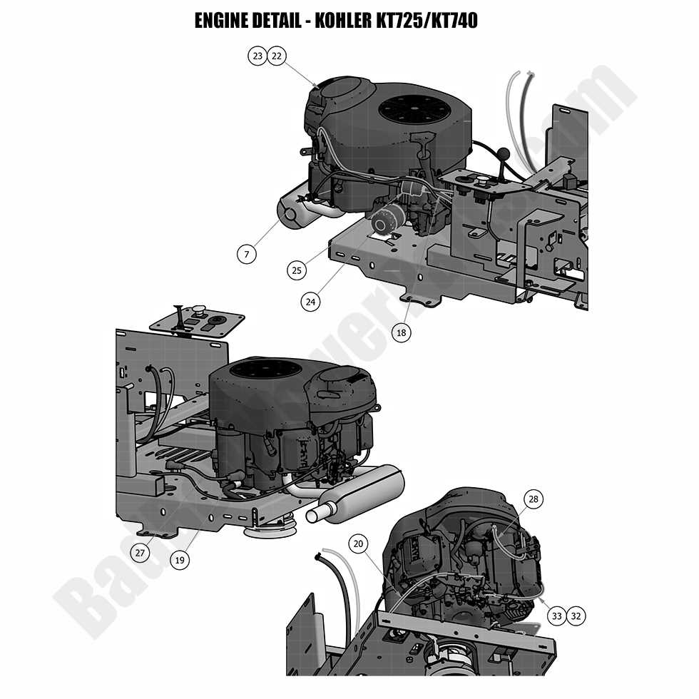 kohler kt745 parts diagram